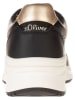 s.Oliver Sneakers in Schwarz/ Gold