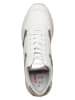 s.Oliver Sneakers in Weiß/ Silber