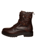 s.Oliver Leder-Boots in Dunkelbraun
