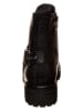 s.Oliver Leder-Boots in Schwarz