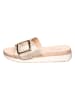 s.Oliver Slippers goudkleurig