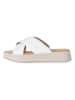 s.Oliver Leren slippers wit