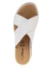 s.Oliverrrrr Leren slippers wit