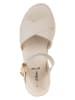 s.Oliver Sandalen crème