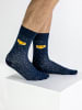 Funky Steps 3-delige set: sokken donkerblauw
