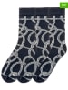 Funky Steps 3er-Set: Socken in Dunkelblau