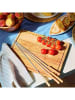 Homla 4er-Set: Grillspieße "Easy Grill" in Silber/ Hellbraun - (L)43 cm