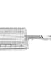Homla Grillmand "Easy Grill" zilverkleurig/lichtbruin - (L)50 x (B)23 cm