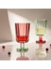 Homla Drinkglas "Cassiar" rood/groen - 220 ml
