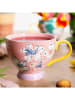 Homla Tasse ''Salvia'' in Rosa/ Gelb - 400 ml