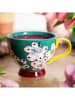 Homla Tasse ''Salvia'' in Türkis/ Gelb - 400 ml