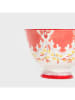 Homla Tasse ''Shilla'' in Rot/ Weiß - 400 ml