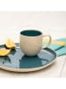 Homla Tasse ''Sedano'' in Creme/ Türkis - 300 ml