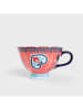 Homla Tasse ''Shilla'' in Rot/ Dunkelblau - 400 ml