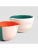 Homla 2-delige set: kommen "Bitti" lichtroze/oranje/groen - Ø 7 cm