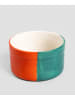 Homla Kom "Bitti" lichtroze/rood/turquoise - Ø 10 cm