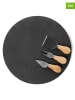 Homla 4-delige serveerset "B2stone" zwart