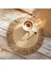 Homla Placemat "Tanita" crème/beige - Ø 38 cm