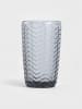 Homla 4-delige set: drinkglazen "Lunnis" blauw - 350 ml