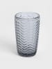 Homla 4-delige set: drinkglazen "Lunnis" blauw - 350 ml