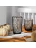 Homla 4-delige set: drinkglazen "Lunnis" blauw - 350 ml