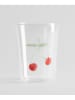 Homla Trinkglas "Cepillo" in Rot/ Grün - 400 ml
