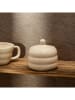 Homla Zuckerdose "Cheryl" in Beige - (H)10 x Ø 10 cm