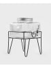 Homla Drankdispenser "Calore" transparant/zilverkleurig - 3,5 l