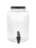 Homla Drankdispenser "Velmo" transparent/zwart - 4 l