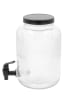 Homla Drankdispenser "Velmo" transparent/zwart - 4 l