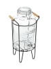 Homla Getränkespender "Freya" in Transparent/ Schwarz - 8 l