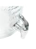 Homla Drankdispenser "Freya" transparant/zwart - 8 l