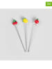 Homla 3er-Set: Snacksticks "Orkel Summer" in Rot/ Gelb - (L)15 cm