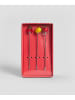 Homla 3er-Set: Snacksticks "Orkel Summer" in Rot/ Gelb - (L)15 cm