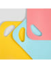 Homla 3er-Set: Schneidebretter "Solare" in Rosa/ Gelb/ Hellblau
