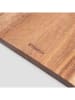 Homla 2er-Set: Schneidebretter "Mooka" in Hellbraun - (L)35,5 x (B)18,5 cm