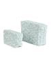 Homla 2-delige set: toilettassen "Estien" turquoise