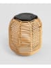 Homla Solarlantaarn "Fonar" naturel - (H)19 x Ø 17,5 cm