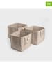 Homla 3er-Set: Aufbewahrungskörbe "Ersen" in Beige - (B)33 x (H)30 x (T)33 cm