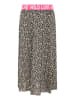 Zwillingsherz Rock "Wild Love Leo" in Beige/ Schwarz