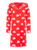 Zwillingsherz Cardigan in Rot