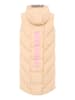 Zwillingsherz Steppweste in Beige