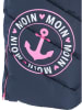 Zwillingsherz Doorgestikte bodywarmer donkerblauw