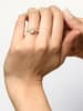 L'OR by Diamanta Gouden ring "Bianca" met zirkonia's