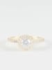 L'OR by Diamanta Gouden ring "Bianca" met zirkonia's