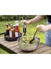 Wenko 2tlg. Set: Salatbesteck "Nagy" in Schwarz - (L)29 cm