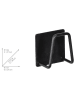 Wenko Universalhalter "Edea" in Schwarz - (B)5 x (H)5 cm