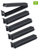 Wenko 2er-Set: Verschluss-Clips "Tilly" in Schwarz - 2x 5 Stück
