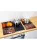 Wenko 2er-Set: Herdabdeckplatten "Curry" in Bunt - (L)30 x (B)52 cm