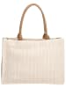 ZEBRA Schultertasche "Natural" in Beige - (B)38 x (H)28 x (T)12 cm